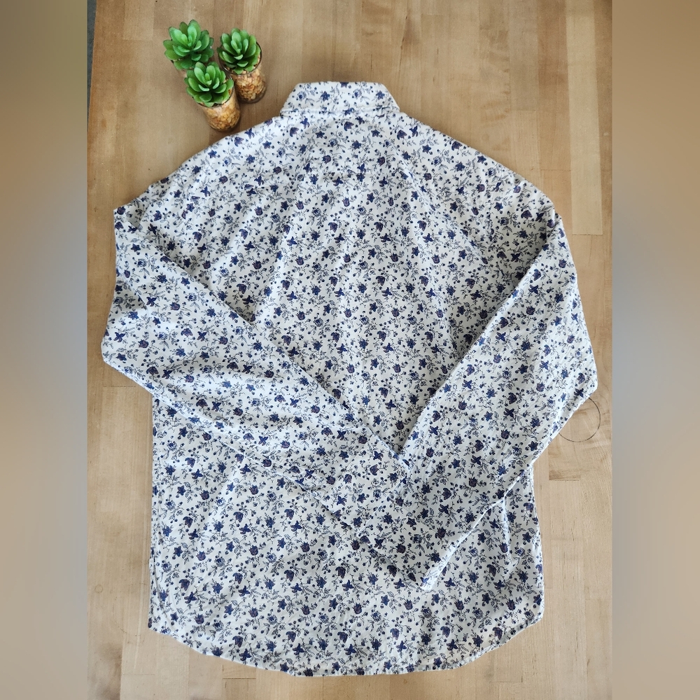 Banana Republic Stretch Softwash Floral Shirt - Picture 5 of 7